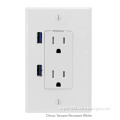 AC USB Wall Outlet(Dual USB Wall Socket